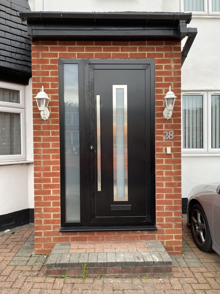 Front panel aluminium doors